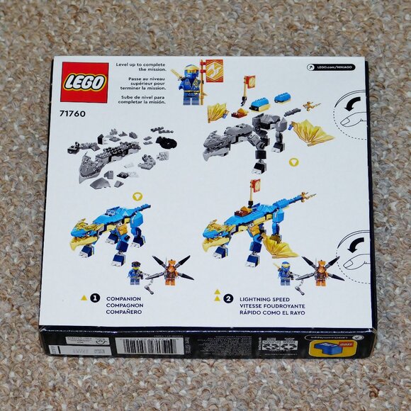 2022 LEGO Ninjago Jay's Thunder Dragon EVO MIB Brand New # 71760 - Picture 2 of 7